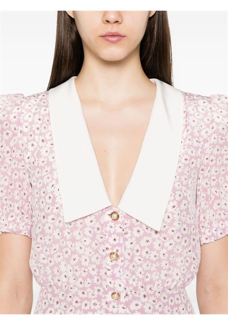 Abito midi a fiori in rosa Alessandra Rich - donna ALESSANDRA RICH | FABX4113F45691816